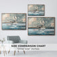Sloop, Nassau, 1899 - Floater Framed Canvas Print