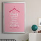 Beauty in Pink - Modern Framed Canvas Print