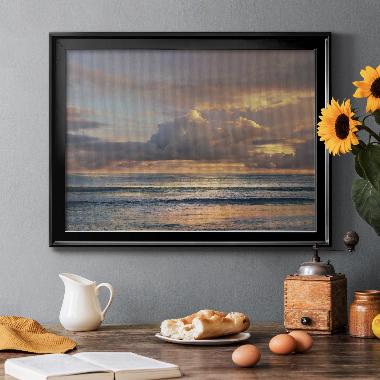 A Morning Meditation Premium Classic Framed Canvas - Ready to Hang