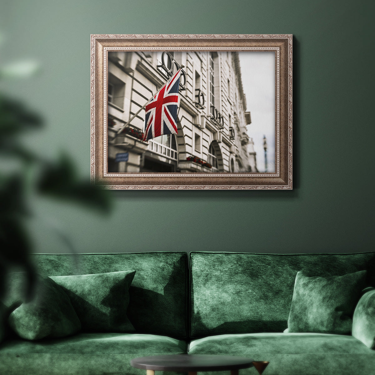 London Scene II Premium Framed Canvas- Ready to Hang