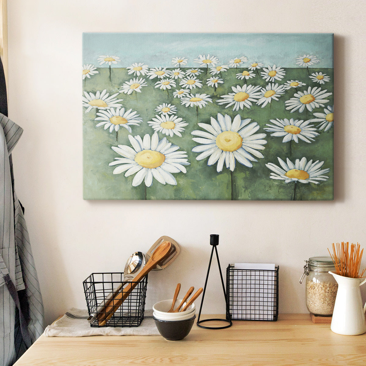 Field of Flowers Premium Gallery Wrapped Canvas - Ready to Hang