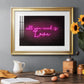 Neon Love I - Modern Framed Art Print