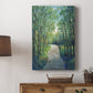 Golden Light Pathways I - Canvas Art Print