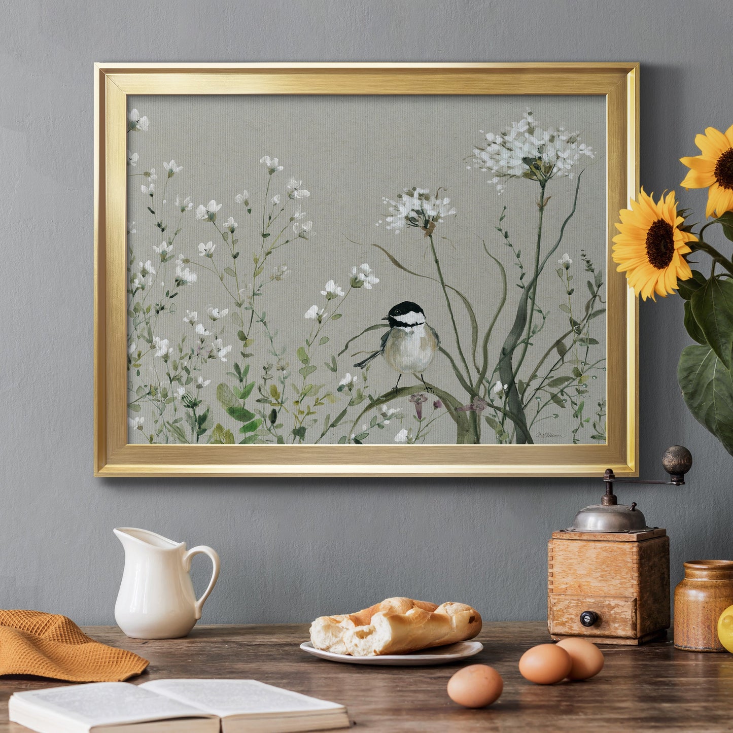 Bouquet of Grace Meadow II Premium Classic Framed Canvas - Ready to Hang