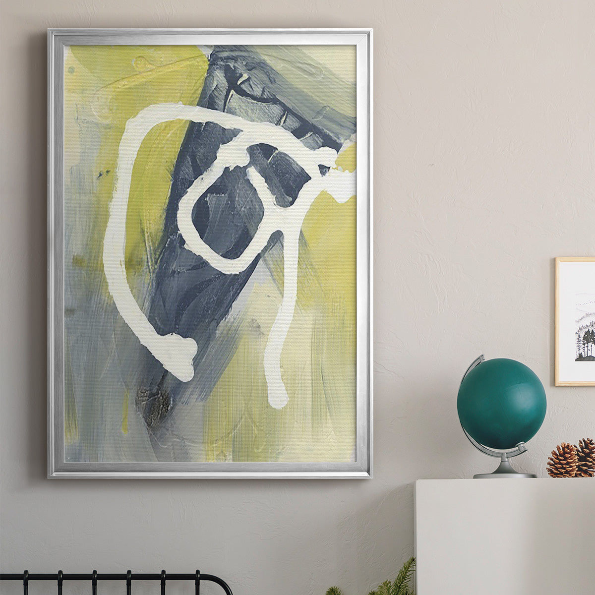 Delightful I - Modern Framed Canvas Print