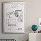 Toilet Paper Patent I - Modern Framed Canvas Print