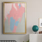 Blushing Abstract III - Modern Framed Canvas Print