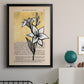 Floral Diary I - Modern Framed Canvas Print