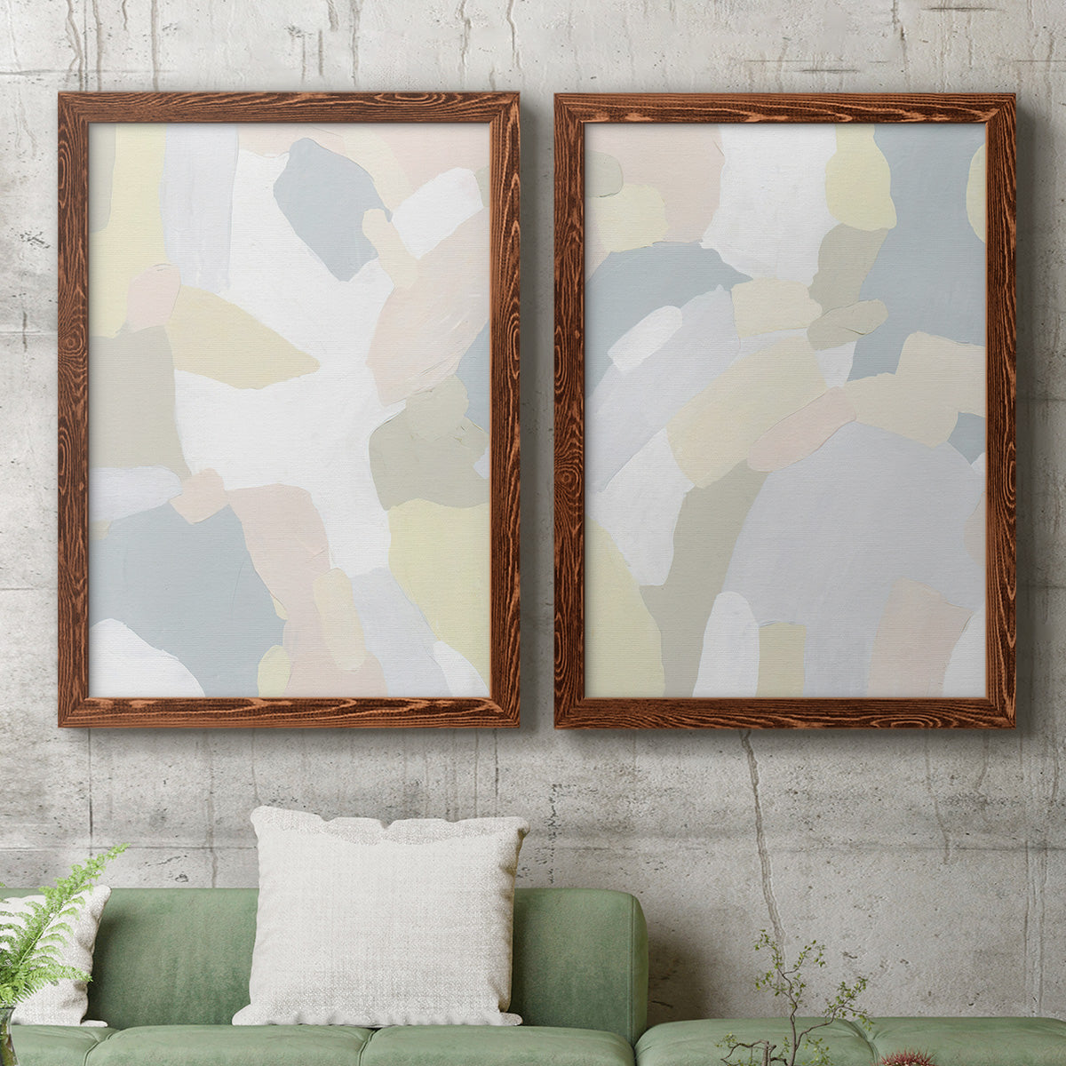 Sweet River I - Premium Framed Canvas 2 Piece Set - Ready to Hang