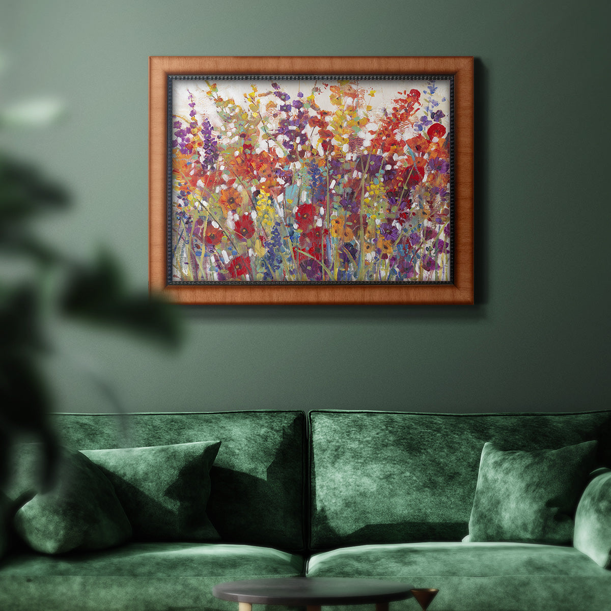 Variety of Flowers II Premium Framed Canvas- Ready to Hang