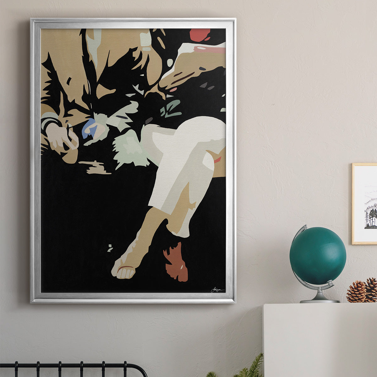 Them #4 -  Framed Canvas Print