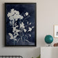 Indigo Botanical II Revisited - Modern Framed Canvas Print