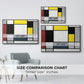 Composition with Yellow, Red, Black, Blue, and Gray, 1920 - Floater Framed Canvas Print
