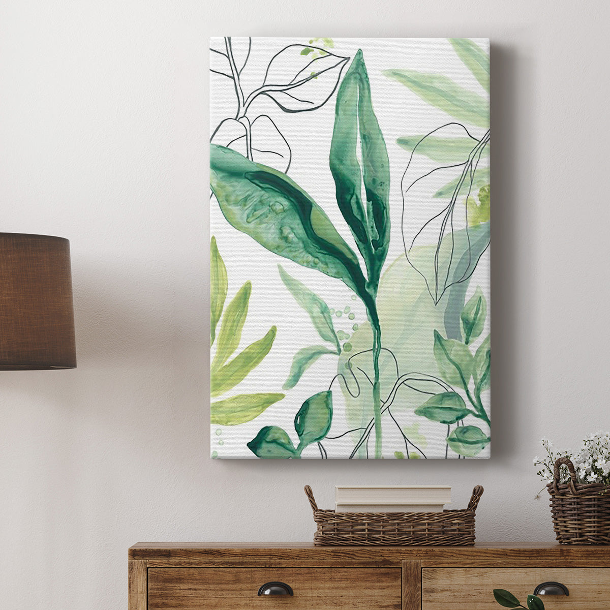 Tropical Palm Chorus IV - Canvas Art Print