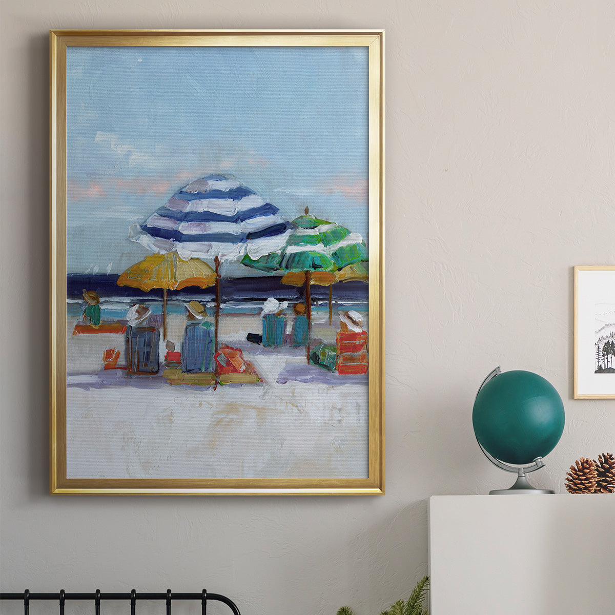 A Day Dream II - Modern Framed Canvas Print