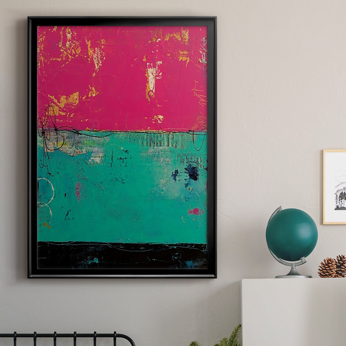 Good Mood - Modern Framed Canvas Print