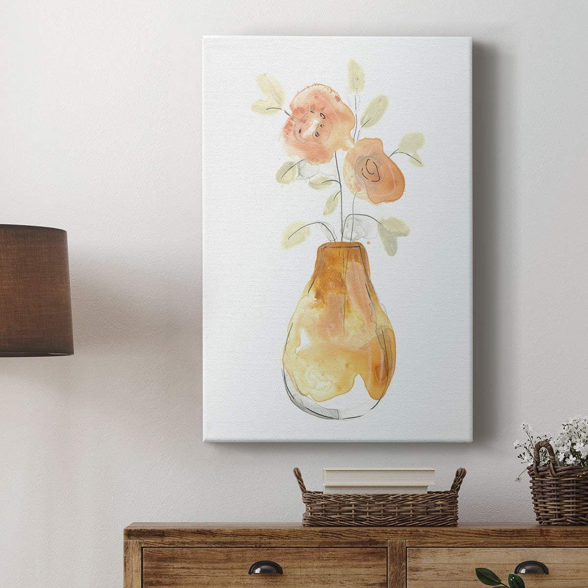 Blossom Pop Study II Premium Gallery Wrapped Canvas - Ready to Hang