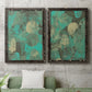 Minty Green Orbs I - Premium Framed Canvas 2 Piece Set - Ready to Hang