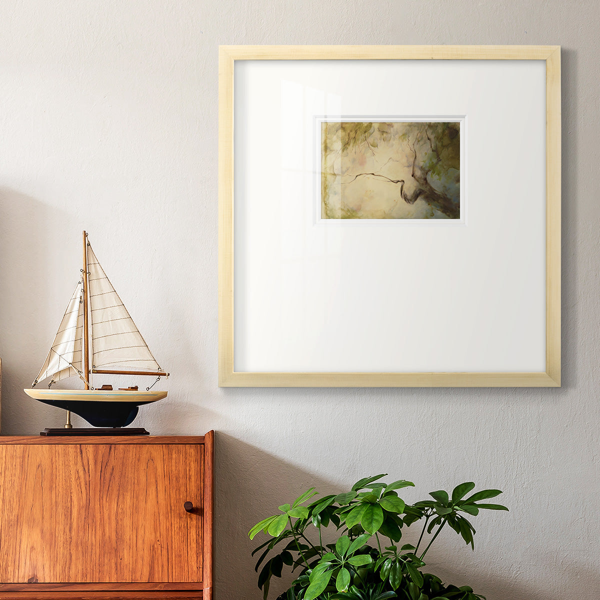 Verdant April Premium Framed Print Double Matboard