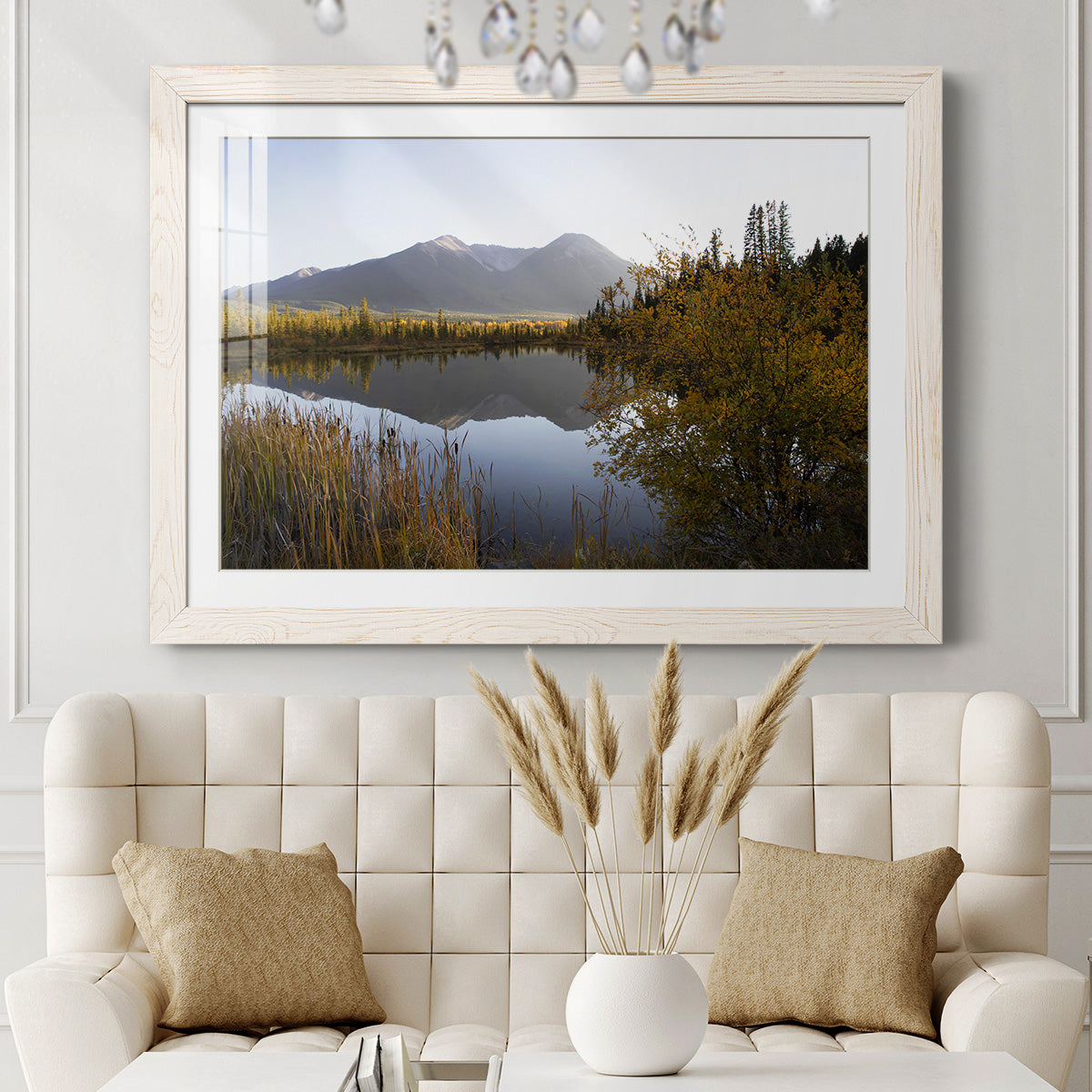 Low Light on Vermillion - Barnwood Framed Art Print