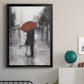 Caught in the Rain - Modern Framed Canvas Print