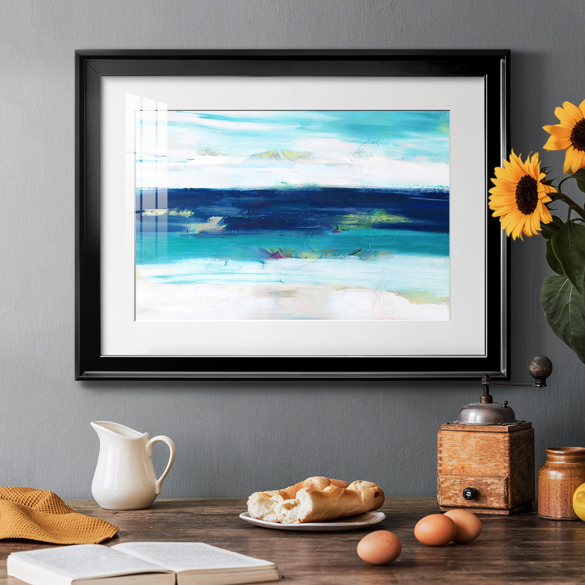 Above Us Only Sky - Modern Framed Art Print