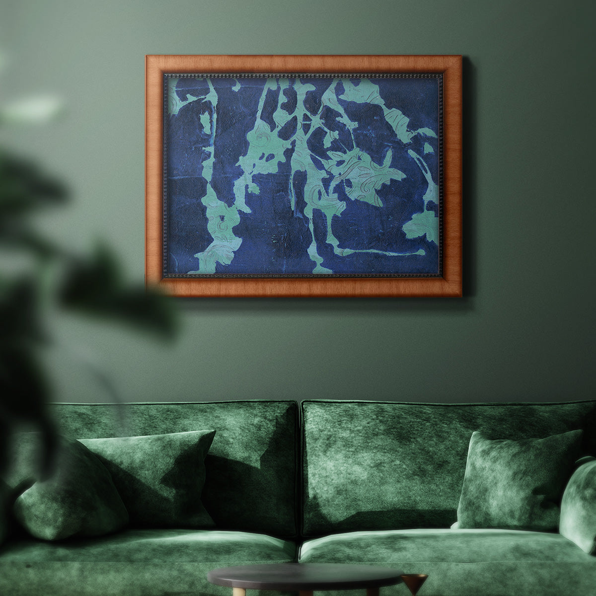 Brackish Flowers II Premium Framed Canvas- Ready to Hang