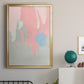 Blushing Abstract I - Modern Framed Canvas Print