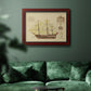 Antique Ship Plan VIII Premium Framed Canvas- Ready to Hang