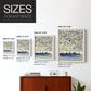 Abstract Series CXCII - Restickable Framed Art Set