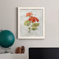 Linen Geranium - Premium Canvas Framed in Barnwood - Ready to Hang