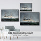 A Ship in the Storm, c. 1899 - Floater Framed Canvas Print