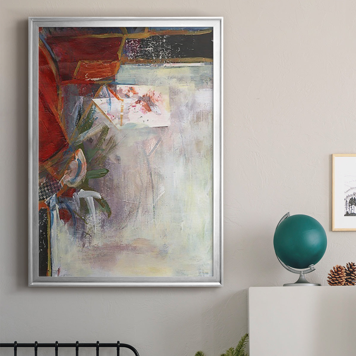 City Life III - Modern Framed Canvas Print