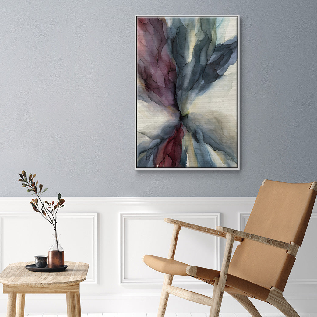 Untitled - Floater Framed Canvas Print