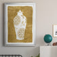 Golden Urn II - Modern Framed Canvas Print