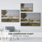 Village Landscape with Church, 1891 - Floater Framed Canvas Print