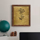 Gold Sketch Botanical II - Premium Canvas Framed in Barnwood - Ready to Hang