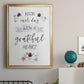 Grateful Heart - Modern Framed Canvas Print