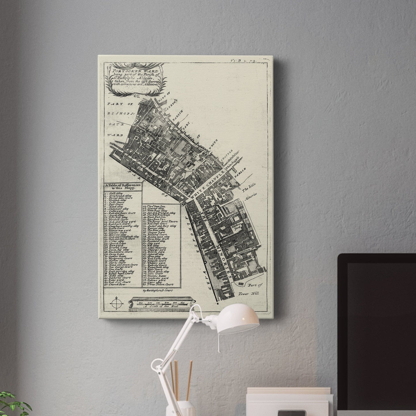 Quays of London III Premium Gallery Wrapped Canvas - Ready to Hang