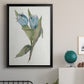 Blue Tulip Picks II - Modern Framed Canvas Print