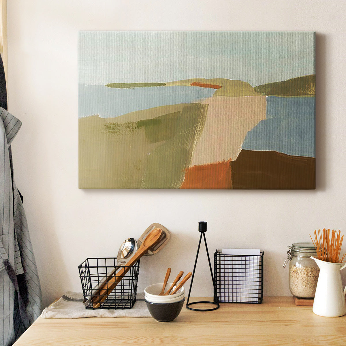 Stacked Landscape II Premium Gallery Wrapped Canvas - Ready to Hang