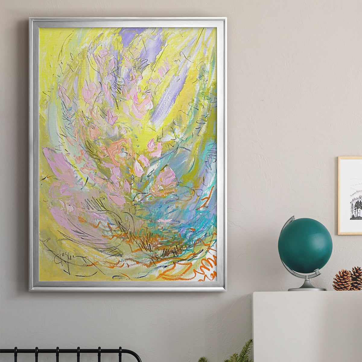 Approaching Equinox - Modern Framed Canvas Print