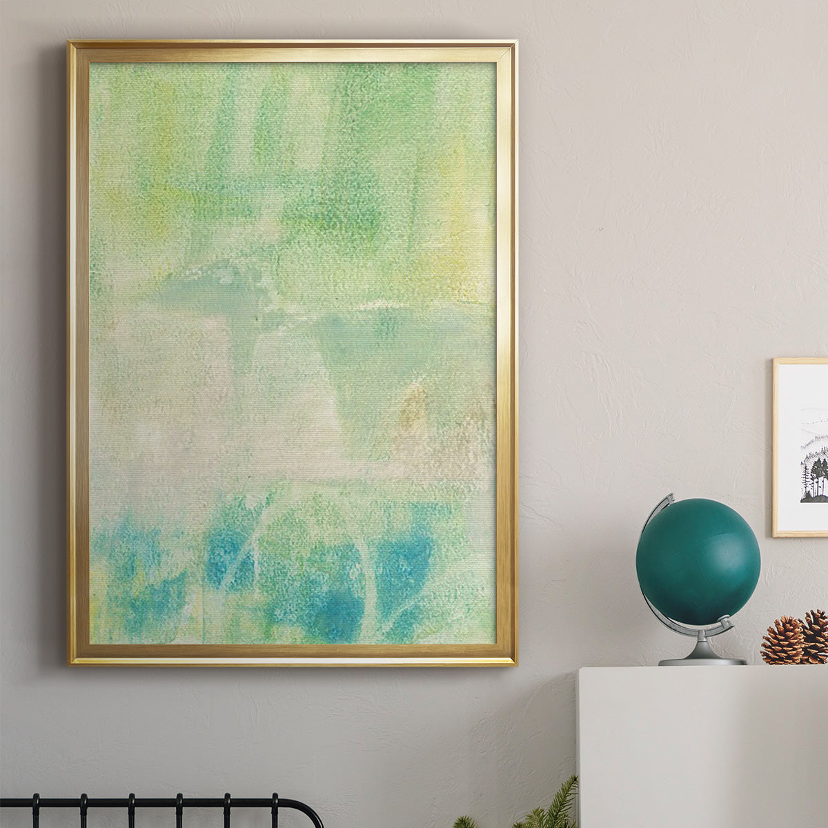 Serus I - Modern Framed Canvas Print