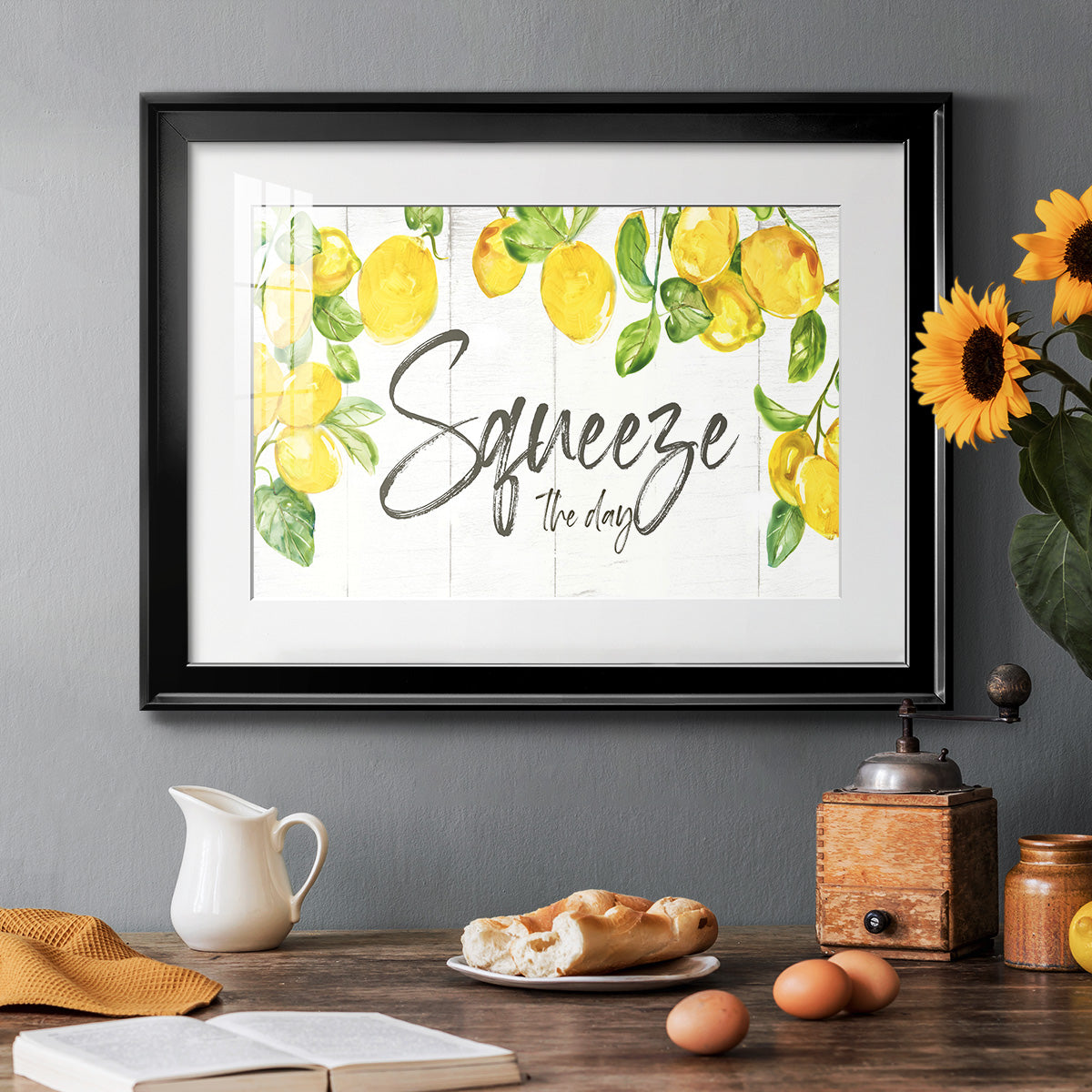 Lemon Squeeze Premium Framed Print - Ready to Hang