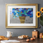 Blue Love - Modern Framed Art Print