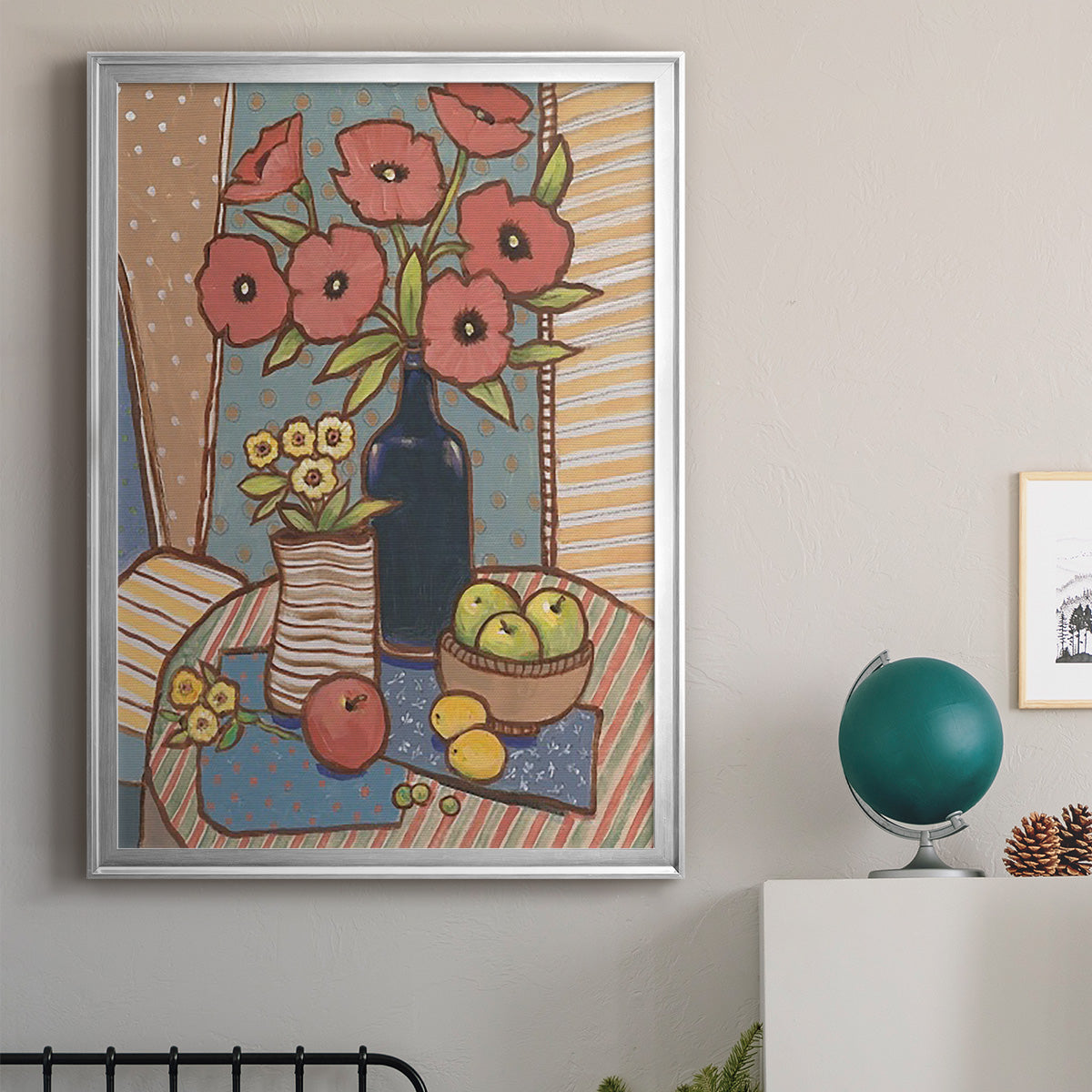 Table Still Life I - Modern Framed Canvas Print