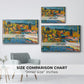 Study for Autumn Landscape with Boats, 1908 - Floater Framed Canvas Print