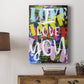 Graffiti Love II Premium Gallery Wrapped Canvas - Ready to Hang