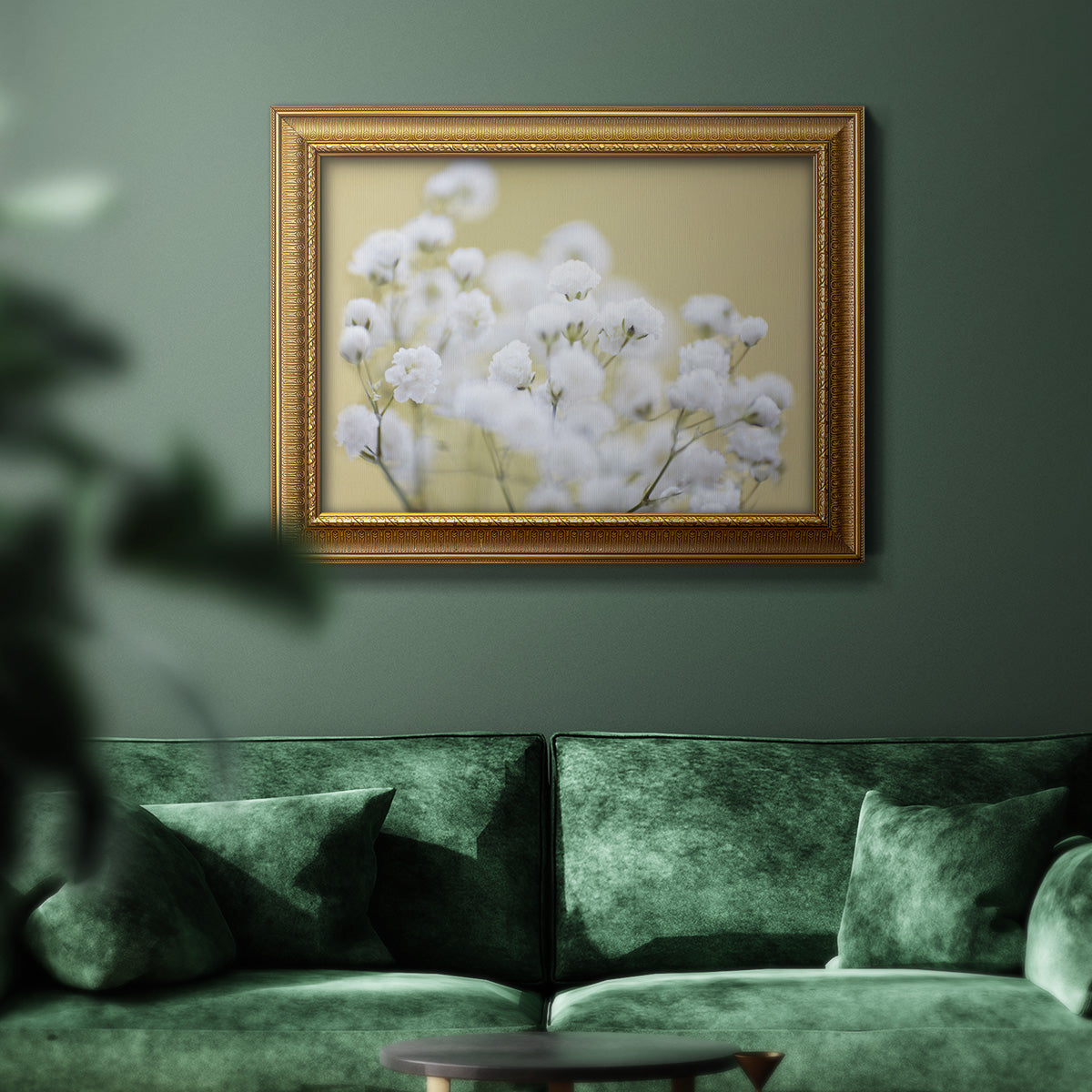 Baby's Breath Study III Premium Framed Canvas- Ready to Hang