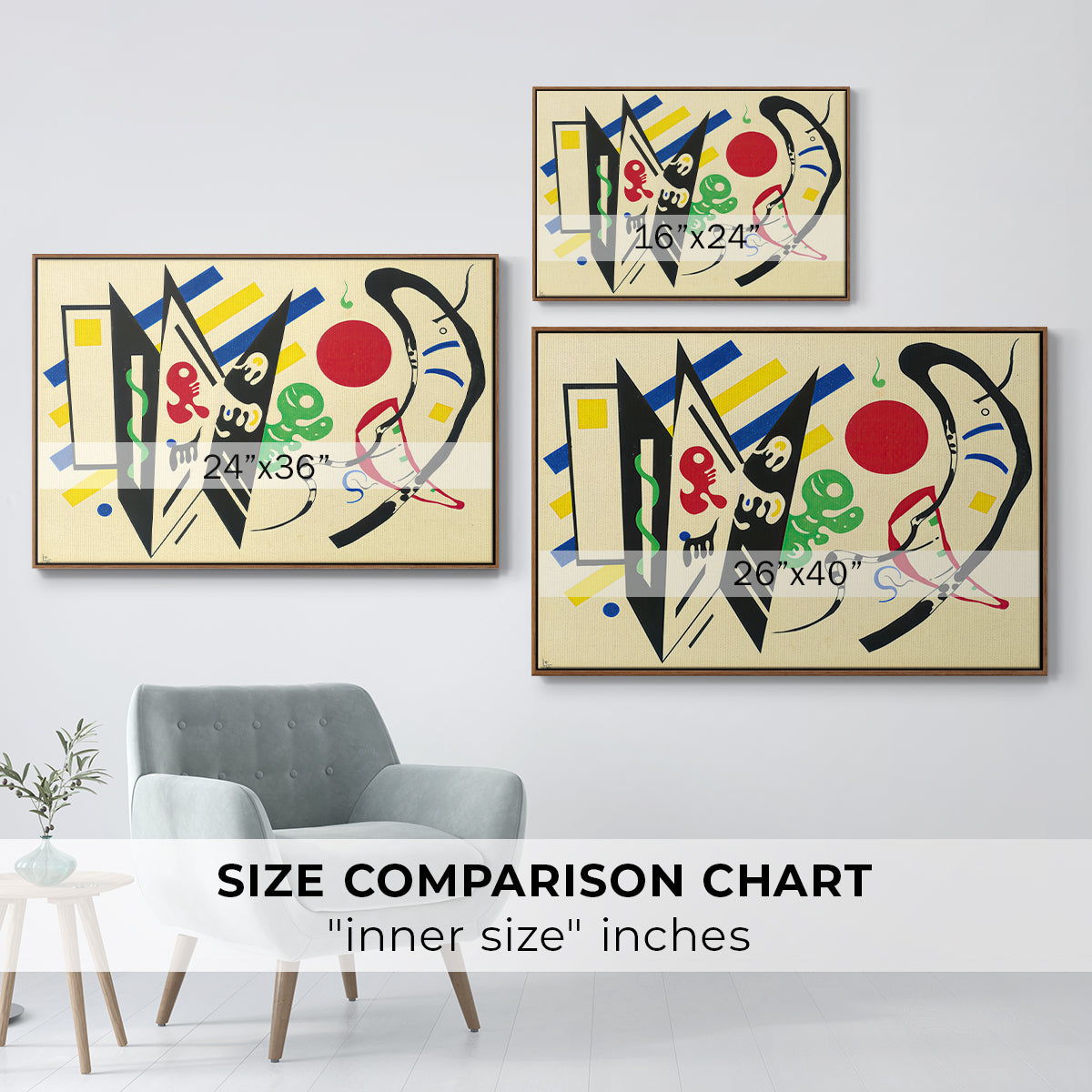 Reciprocity (Réciproque), 1935 - Floater Framed Canvas Print